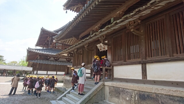 五重塔見学