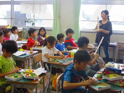 ４年生図画工作 コロコロガーレ 佐屋小学校