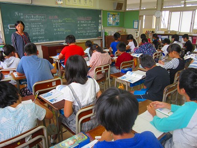 5年生社会 漁かく量を増やすための取組 佐屋小学校