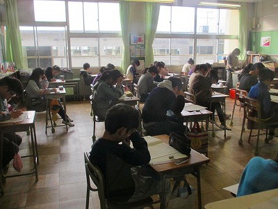 ５年生 学力テスト 佐屋小学校